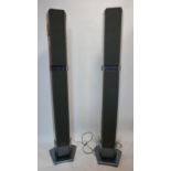 A pair of 1986 Bang & Olufsen Beolab Penta Speakers, H.164cm