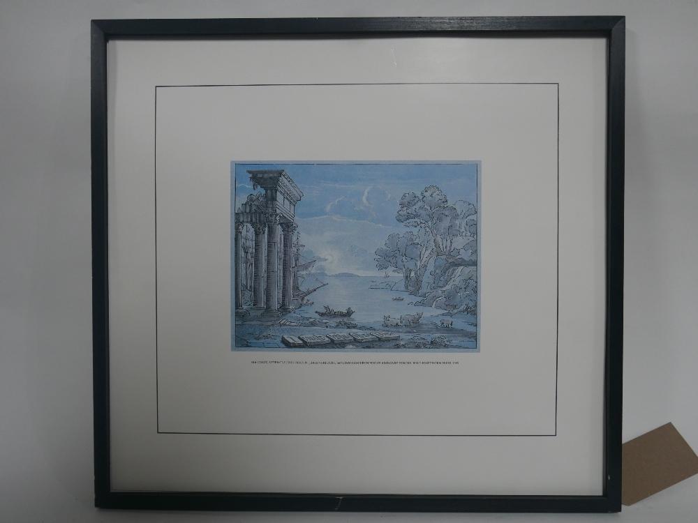 After Ian Hamilton Finlay, 'Apollo and Daphne - Design for a Wall', print, framed, Ingleby Gallery - Image 2 of 3