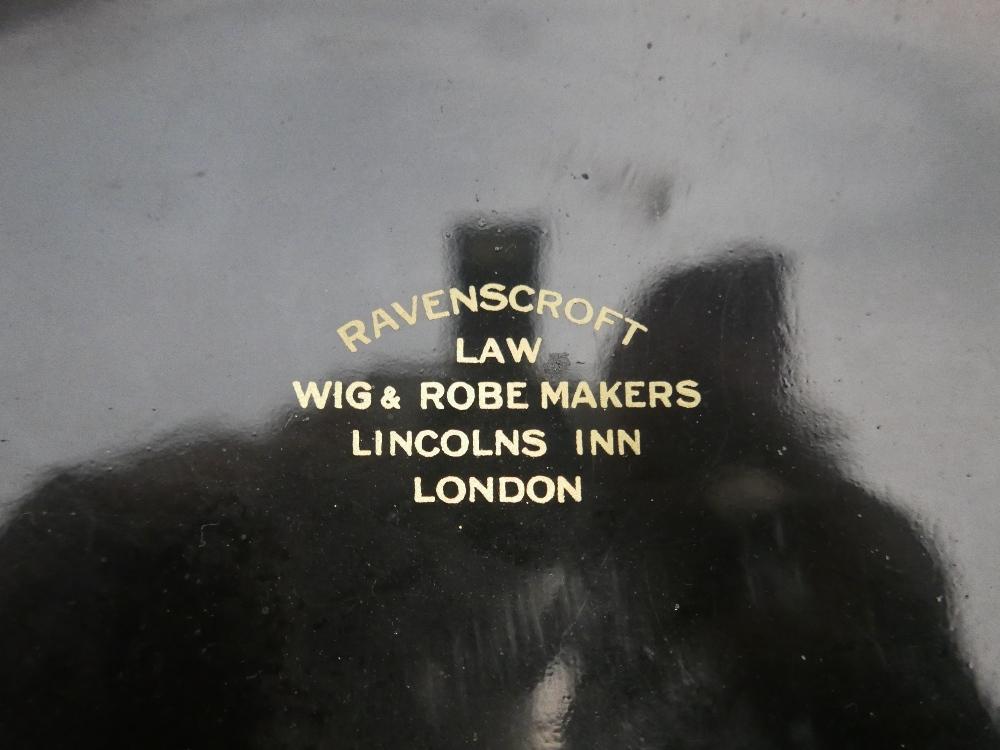 A 'Ravenscroft' barrister wig in fitted box together with a Ede & Ravenscroft robe - Image 3 of 5