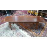 A mid 20th century teak G-plan coffee table, H.49 W.159 D.45cm