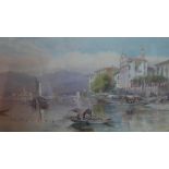 Paul Jacob Naftel R.W.S. (1817-1891), 'Lago Maggiore from Isola Bella', signed lower left and