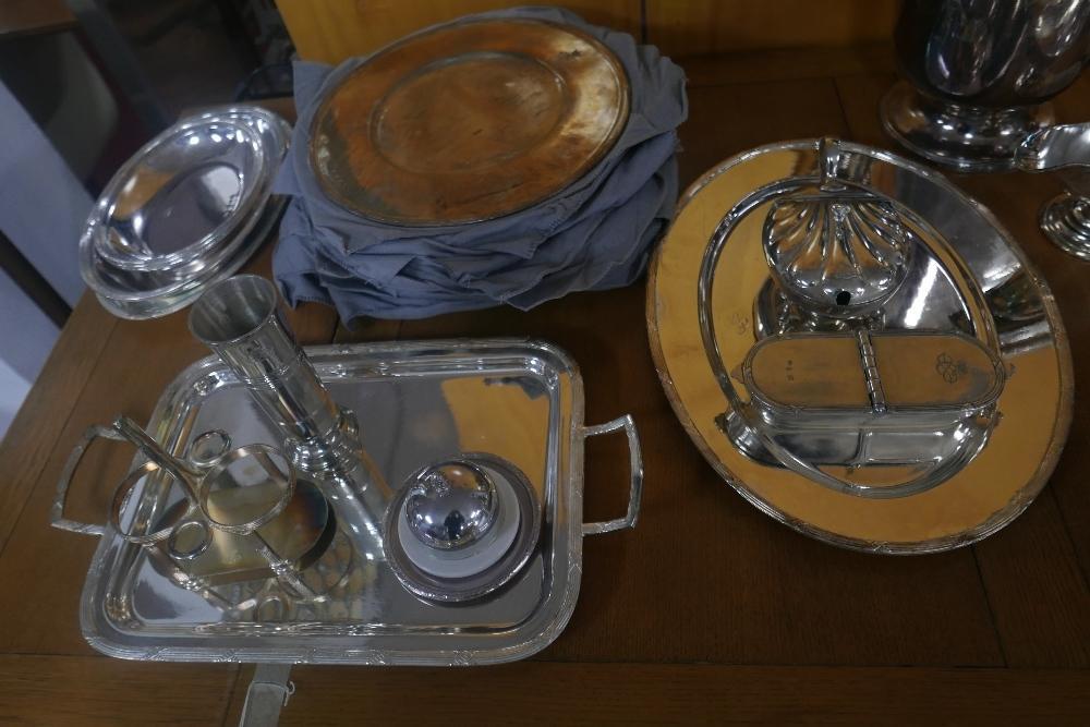 A collection of Cosulich line silver plated ware, c.1930's, bearing crown marks and Cosulich line - Image 5 of 5