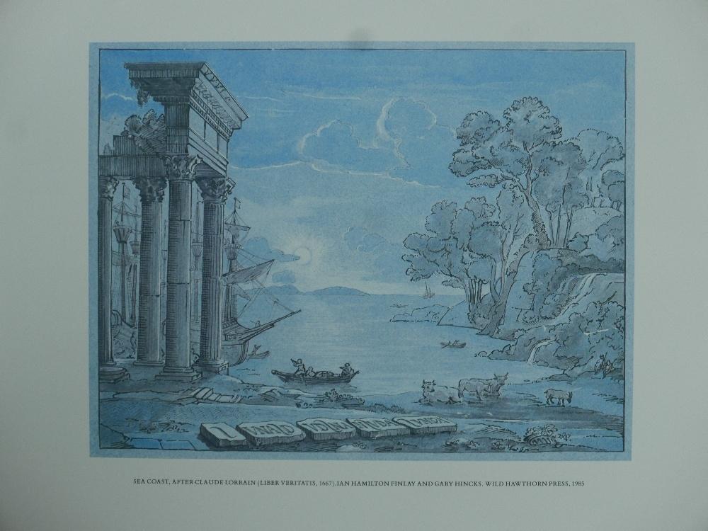 After Ian Hamilton Finlay, 'Apollo and Daphne - Design for a Wall', print, framed, Ingleby Gallery