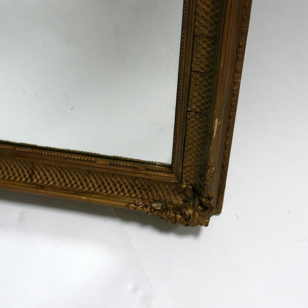 An early 20th century giltwood mirror, some breaks to gilt, 53 x 65cm - Image 3 of 3