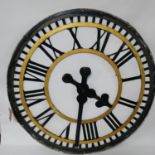 A clock tower clock, the 2nd of 3, Diameter.123cm