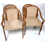 A set of four Italian dining chairs by 'Montina'