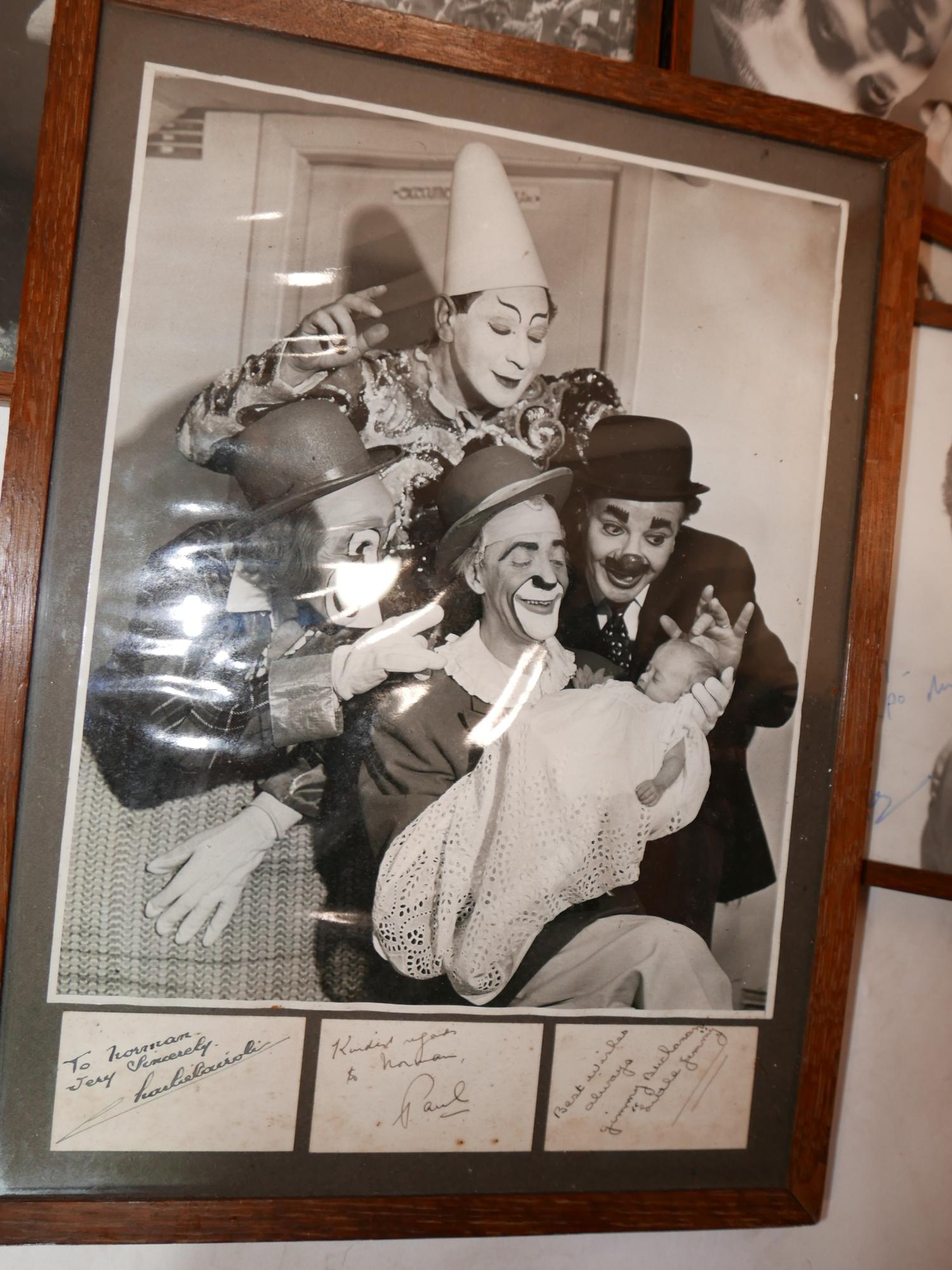 A large collection of signed theatre and cinema photography, framed - Image 2 of 3