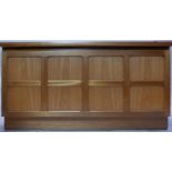 A 20th century teak corner unit by Nathan