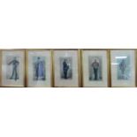 A set of ten Vanity Fair prints, including Spy, G.A. Fothergill, Cloister, Jest and Godfrey