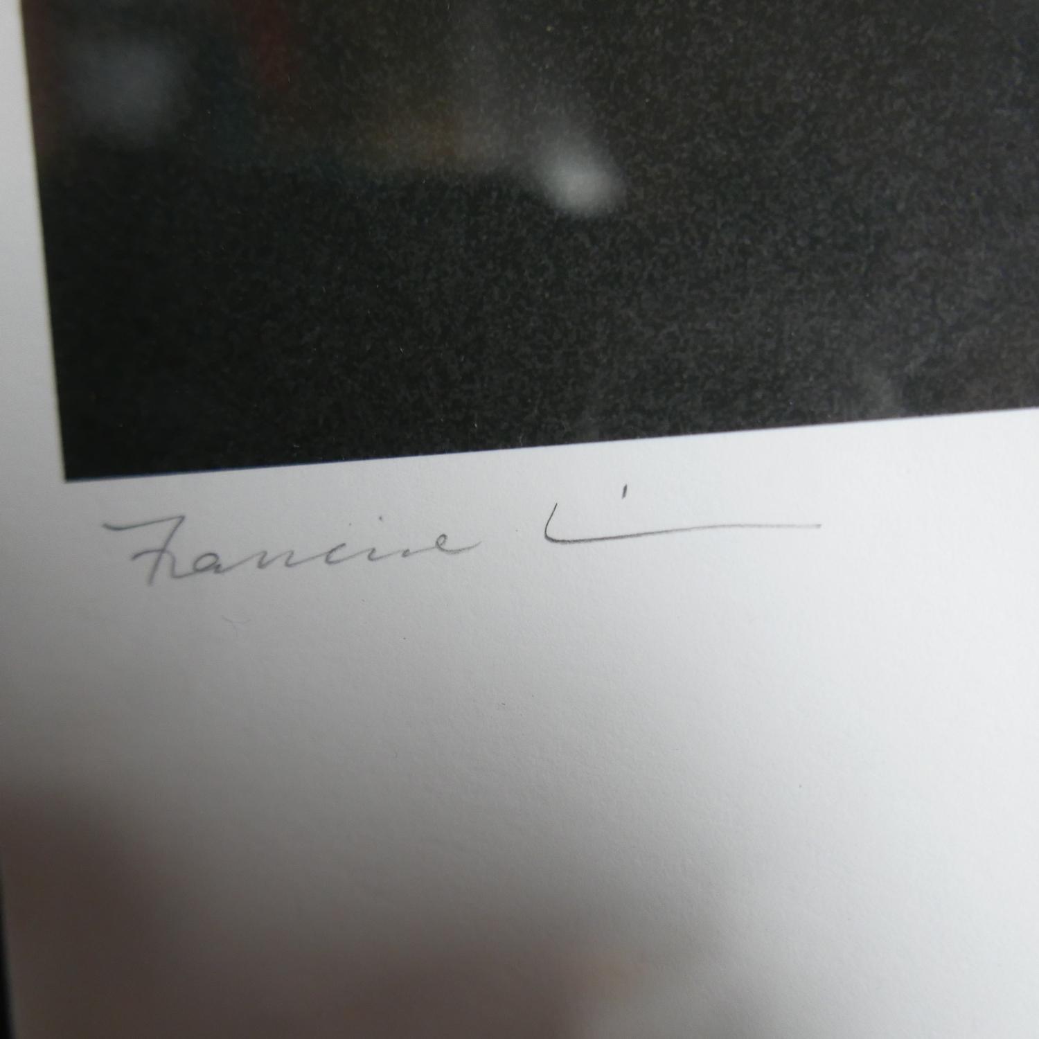 Francine Winham (1937-2013), a print of a photograph of Nina Simone, signed in pencil, 60 x 50cm - Bild 2 aus 3