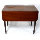 A 19th century mahogany Pembroke table