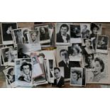 A large collection of 1950's signed theatre photographs, mainly Italian