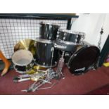 A 'Premier' drum kit