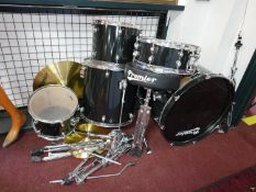 A 'Premier' drum kit