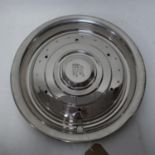 A vintage Rolls Royce alloy hub cap, D.42cm