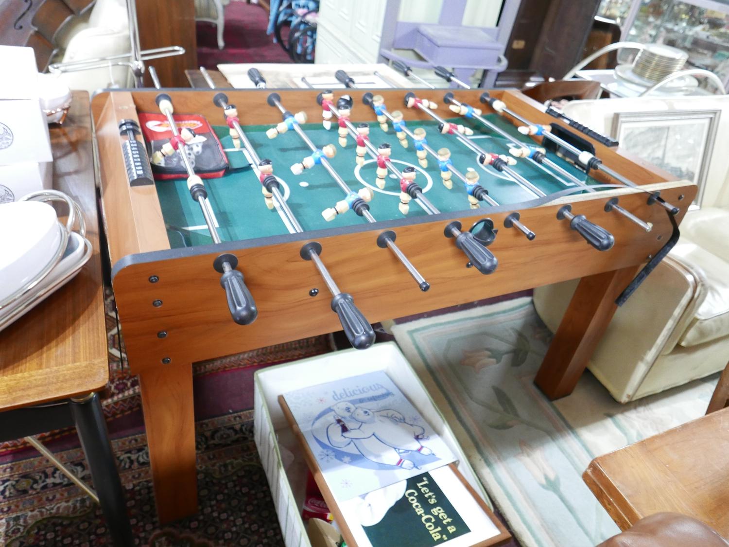 A contemporary table football table, H.86 L.134cm