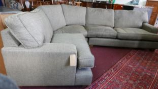 A Collins & Hayes corner sofa