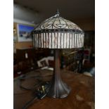 A Tiffany style table lamp