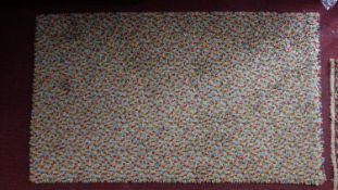 A John Lewis rug with multi beans design, 136 x 80cm