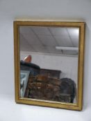 A 20th century gilt wood mirror, 56 x 47cm