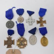 A collection of eight reproduction Third Reich service medals