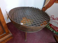 A Kadai style fire pit, with fire grate, H.53cm Diameter 83cm