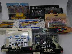 A collection of six Beatles Corgi toys in original boxes