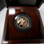 A Royal Mint 2016 gold Sovereign in original box
