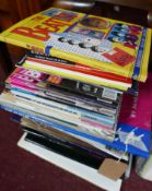 A collection of various Beatles books and magazines