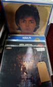 A collection of 9 Paul McCartney vinyl records, together with 15 ABBA vinyl records