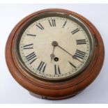 A vintage wall clock with Roman numerals, D.26cm