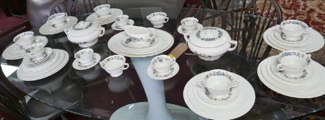 A Wedgwood part dinner service with Corinthian Pembroke pattern