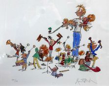 Quentin Blake, 'They very best of all is when we ALL JOIN IN', giclee print, numbered 104/195,