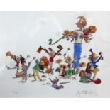 Quentin Blake, 'They very best of all is when we ALL JOIN IN', giclee print, numbered 104/195,