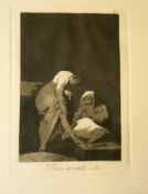 Francisco Goya (1746-1828), Los Caprichos No.17, 'Bien Tirada Esta', etching and aquatint, with