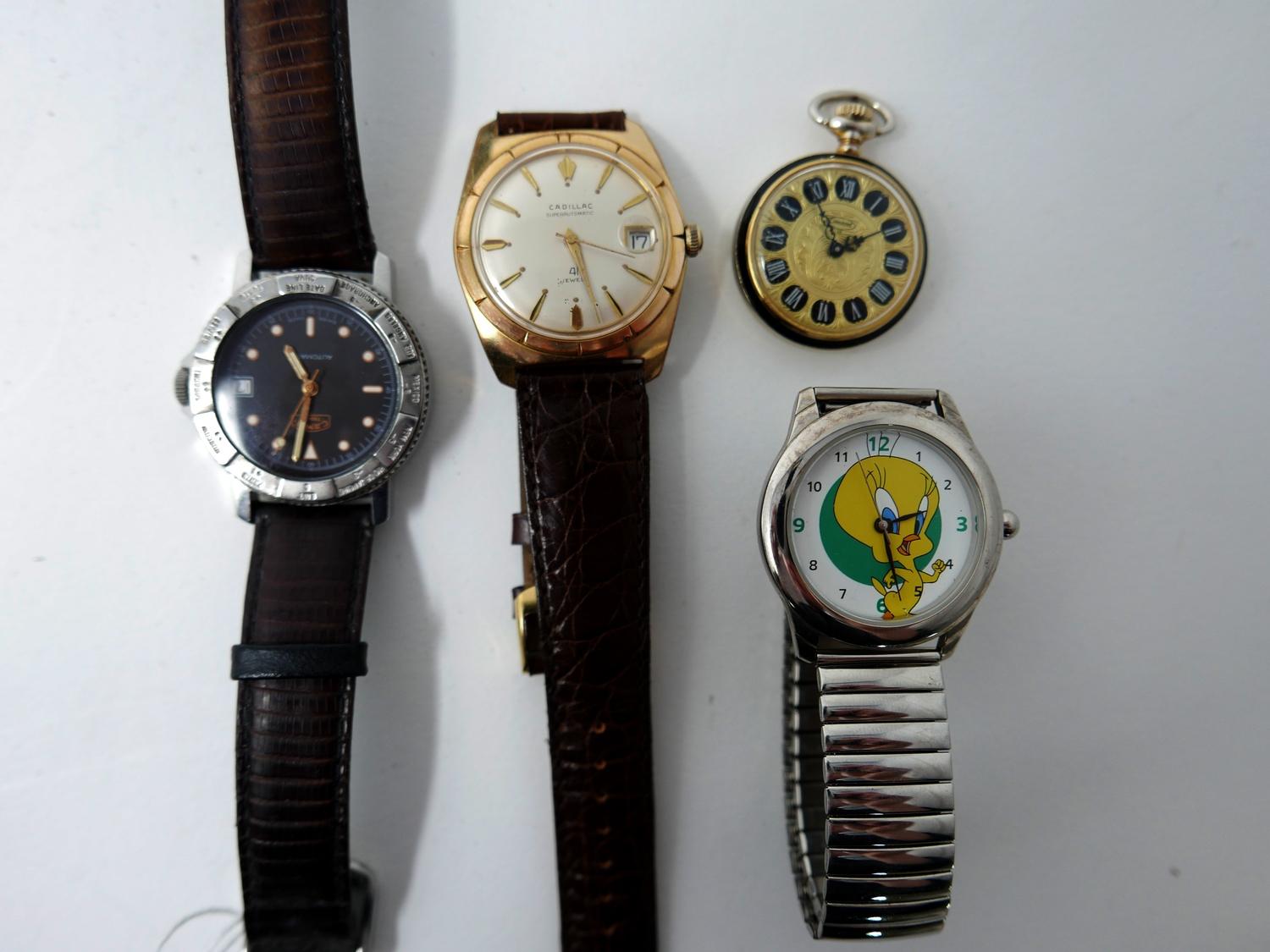 A Camel Trophy gentleman's stainless steel wristwatch, with display case back, together with a