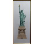 Andrew Ingamells, limited edition engraving of the statue of liberty, signed and numbered 35/175