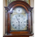 A George III Florimond Goddard of London longcase clock in later mahogany case bearing furniture