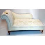A Victorian style chaise lounge
