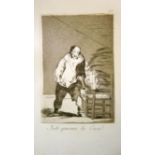 Francisco Goya (1746-1828), Los Caprichos No.18, 'Y se le Quema La Casa', etching and aquatint, 21 x