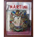 A Martini advertising mirror, 61 x 49cm