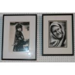 Two framed photographs by Herbie Knott and Brian Harris
