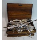 A quantity of silver plated cutlery, mainly Mappin & Webb