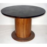 An Art Deco mahogany breakfast table, H.72 Diameter.106cm