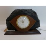 A vintage Westclox 'rock' clock