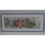 After Feliks Topolski R.A. (1907-1989), 'The Procession - The Re-Opening of the Lower Courts',