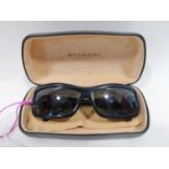 A boxed pair of vintage Bvlgari ladies sunglasses