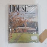 A complete year of 1961 House and Gardens magazines, 12 issues