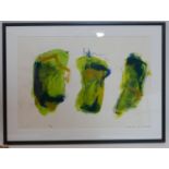 Joel Scott-Walker, contemporary artist, 'Fields #4', signed and dated 2011, 38 x 56cm
