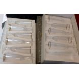 Five boxes of Moser crystal glasses
